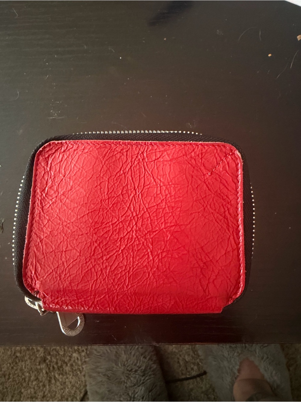 Johnny Farah Soho NY Red Zip-Around Women's Wallet - Compact Card Holder